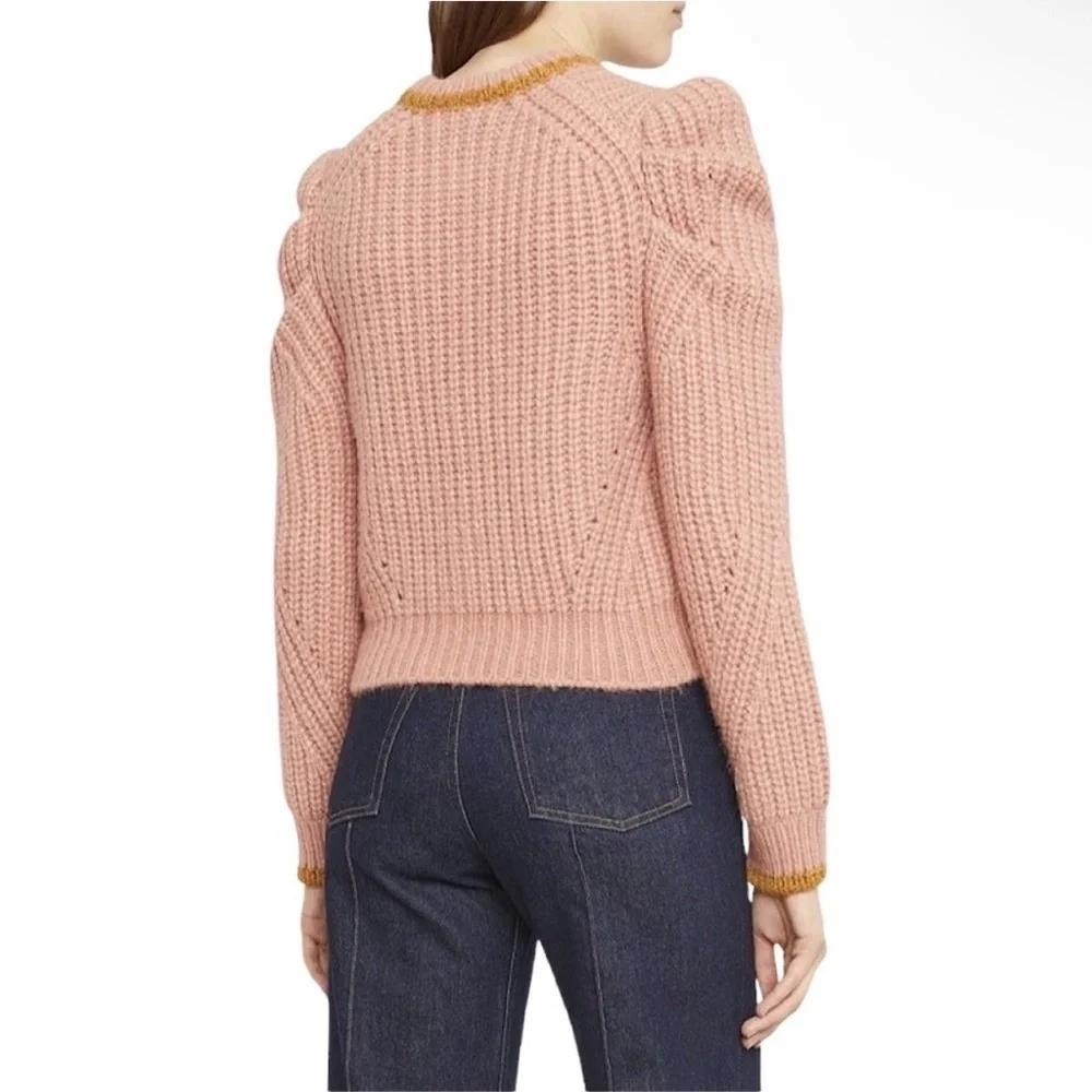 Ulla Johnson Elle Cardigan/Sweater in Rosewood. - Picture 2 of 7